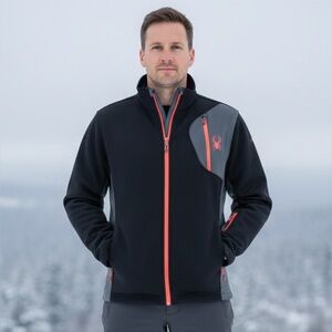 Spyder Men’s Raider Full Zip Jacket  size M Medium